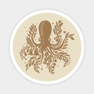 Flora Boho Octopus Magnet